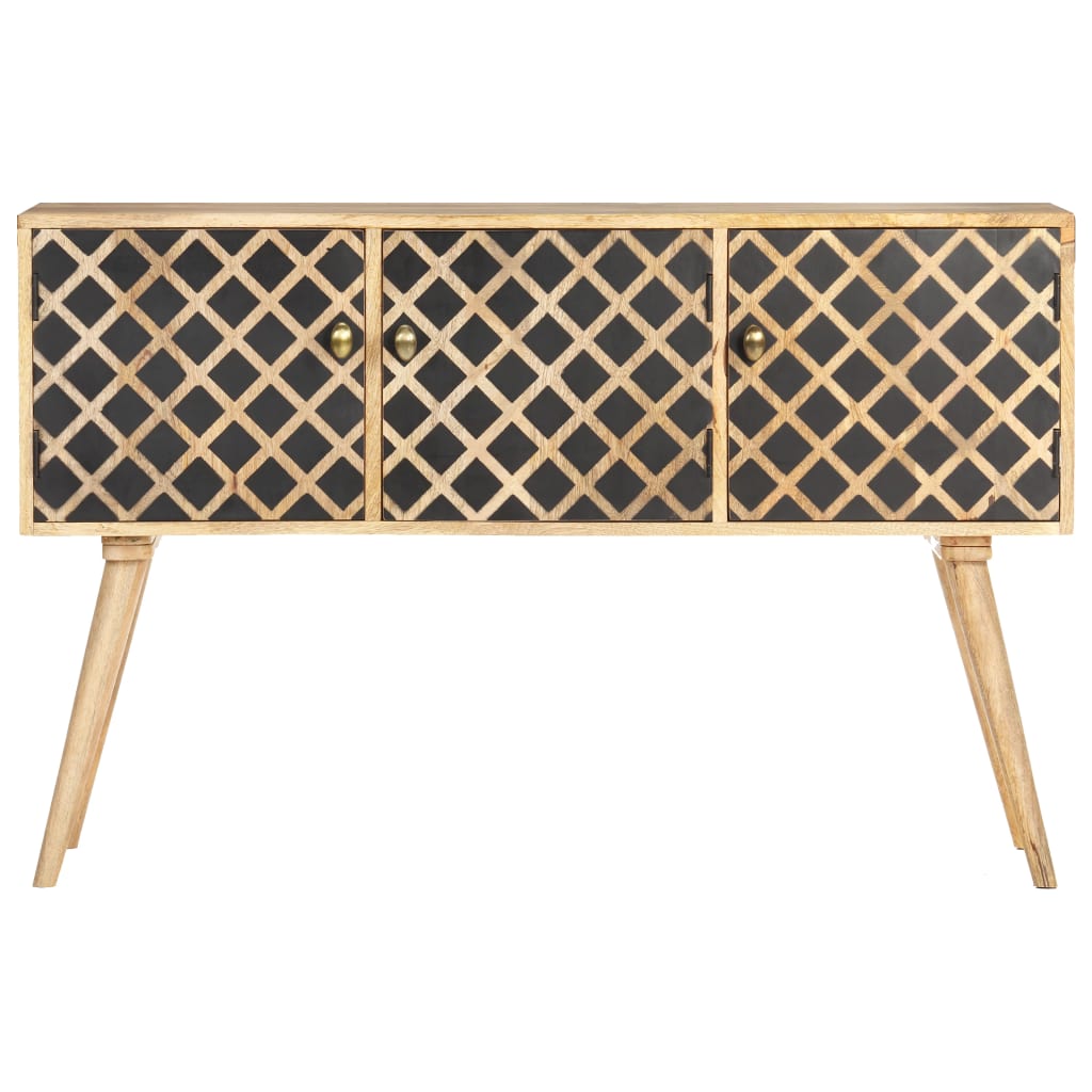 Sideboard 118x35x75 cm Massivholz Mango