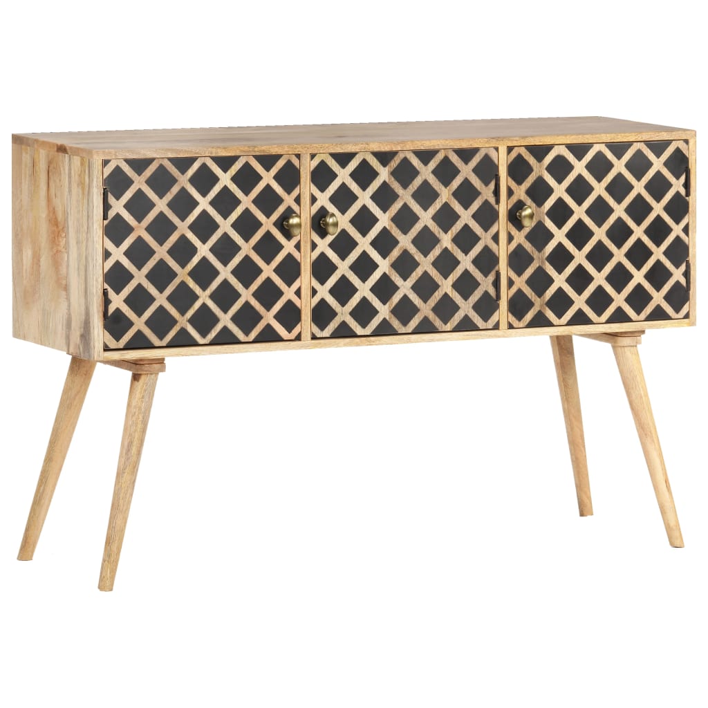 Sideboard 118x35x75 cm Massivholz Mango