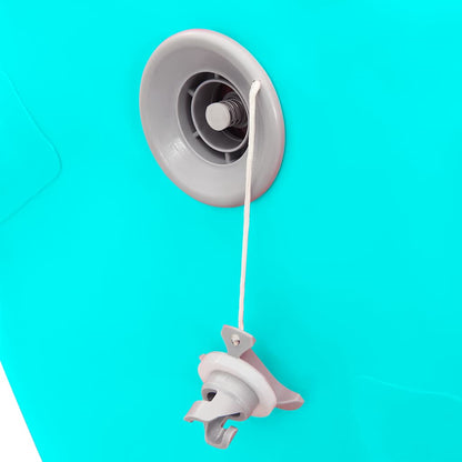 Rullo da ginnastica gonfiabile con pompa 120x90 cm PVC Verde