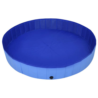 Hundepool Faltbar Blau 200x30 cm PVC