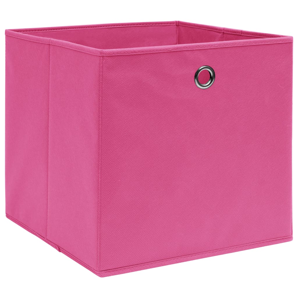 Aufbewahrungsboxen 10 Stk. Vliesstoff 28x28x28 cm Rosa