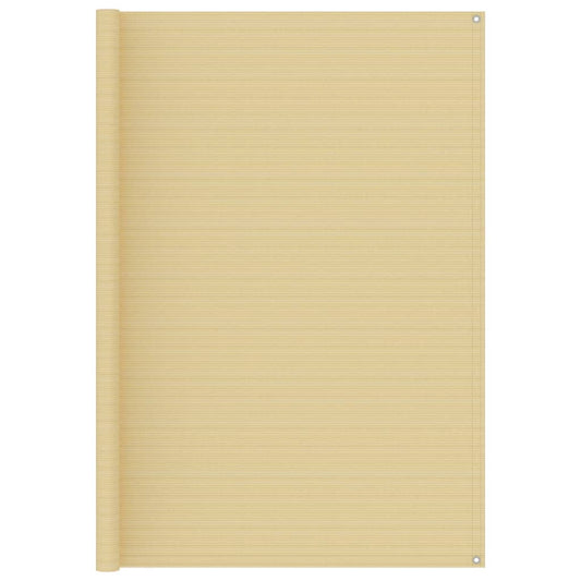 Zeltteppich 200x200 cm Beige