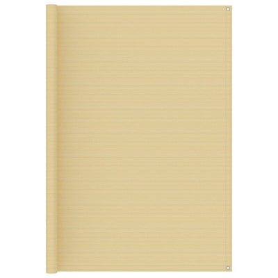 Zeltteppich 200x200 cm Beige