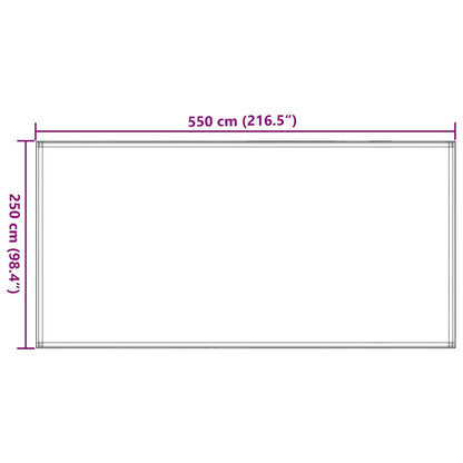 Zeltteppich 250x550 cm Beige