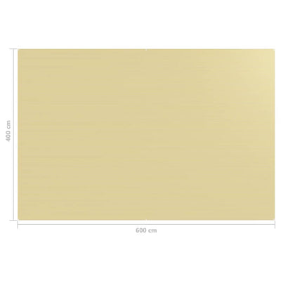 Zeltteppich 400x600 cm Beige