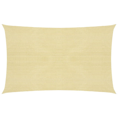 Sonnensegel 160 g/m² Beige 2x4,5 m HDPE