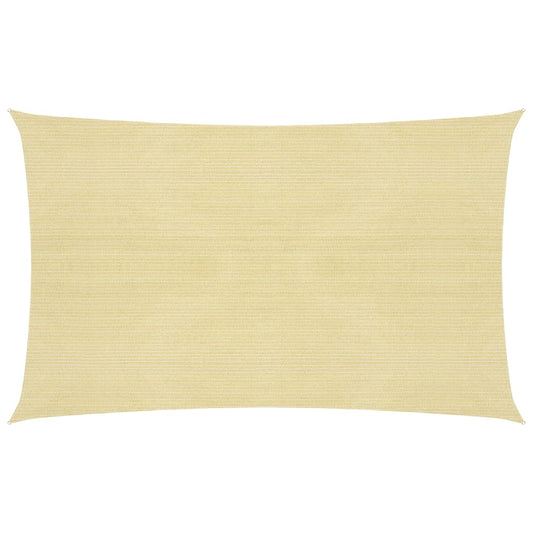 Sonnensegel 160 g/m² Beige 2x4,5 m HDPE