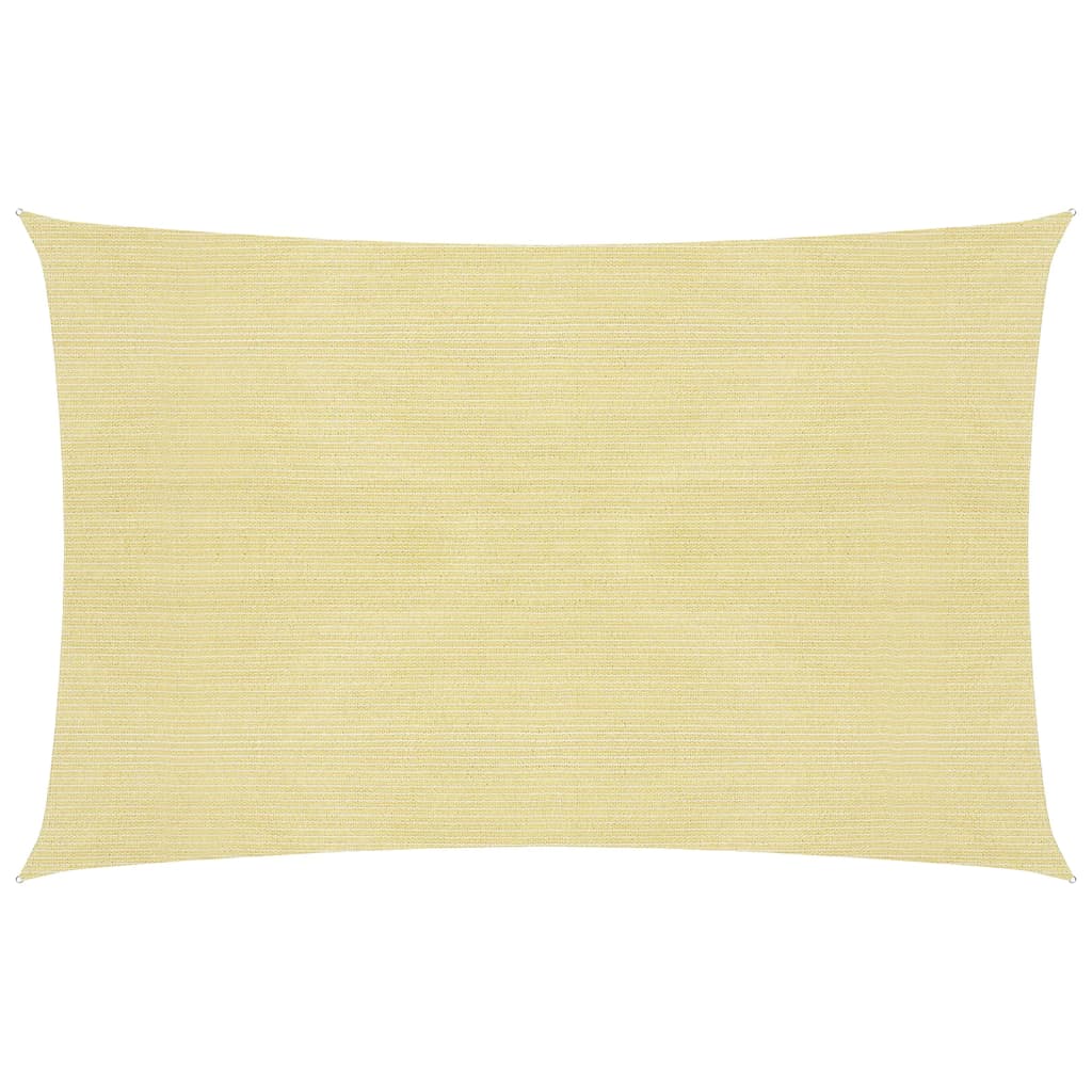 Sonnensegel 160 g/m² Beige 2,5x4 m HDPE