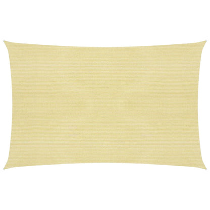 Sonnensegel 160 g/m² Beige 2,5x4 m HDPE