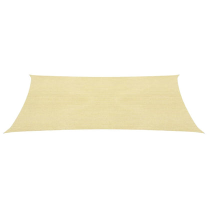 Sonnensegel 160 g/m² Beige 2,5x4 m HDPE