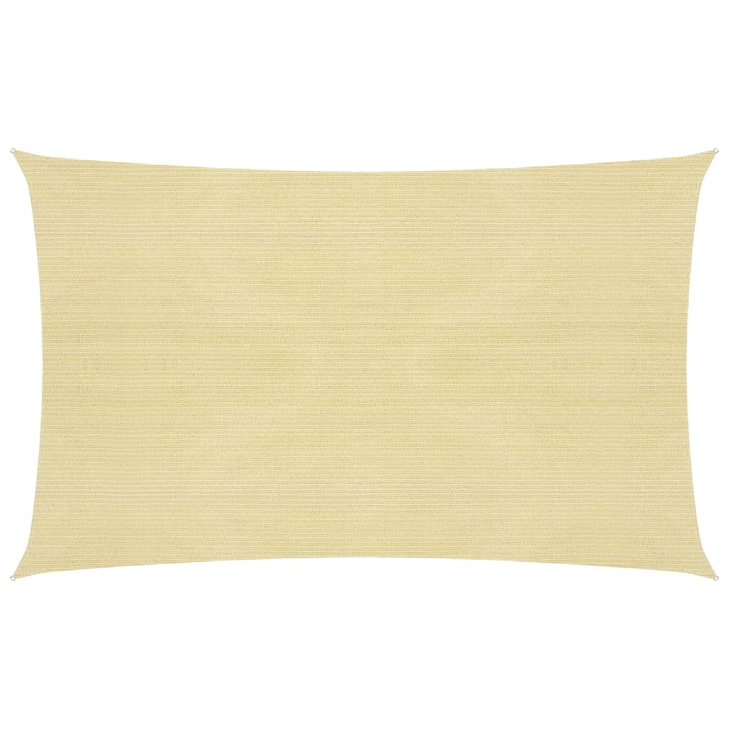 Sonnensegel 160 g/m² Beige 2,5x4,5 m HDPE