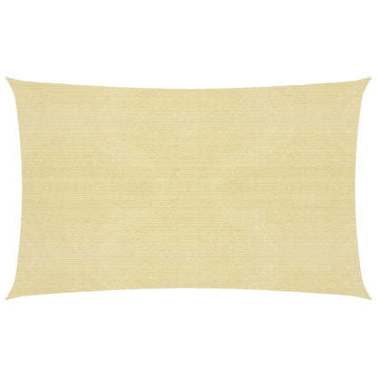 Sonnensegel 160 g/m² Beige 2,5x4,5 m HDPE