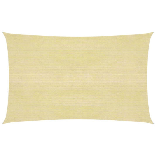 Sonnensegel 160 g/m² Beige 2,5x4,5 m HDPE