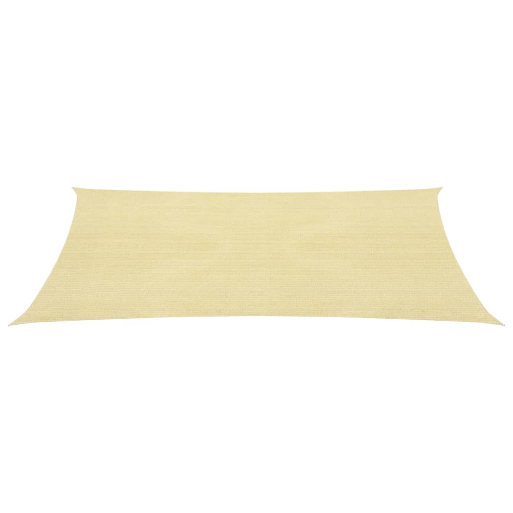 Sonnensegel 160 g/m² Beige 2,5x4,5 m HDPE