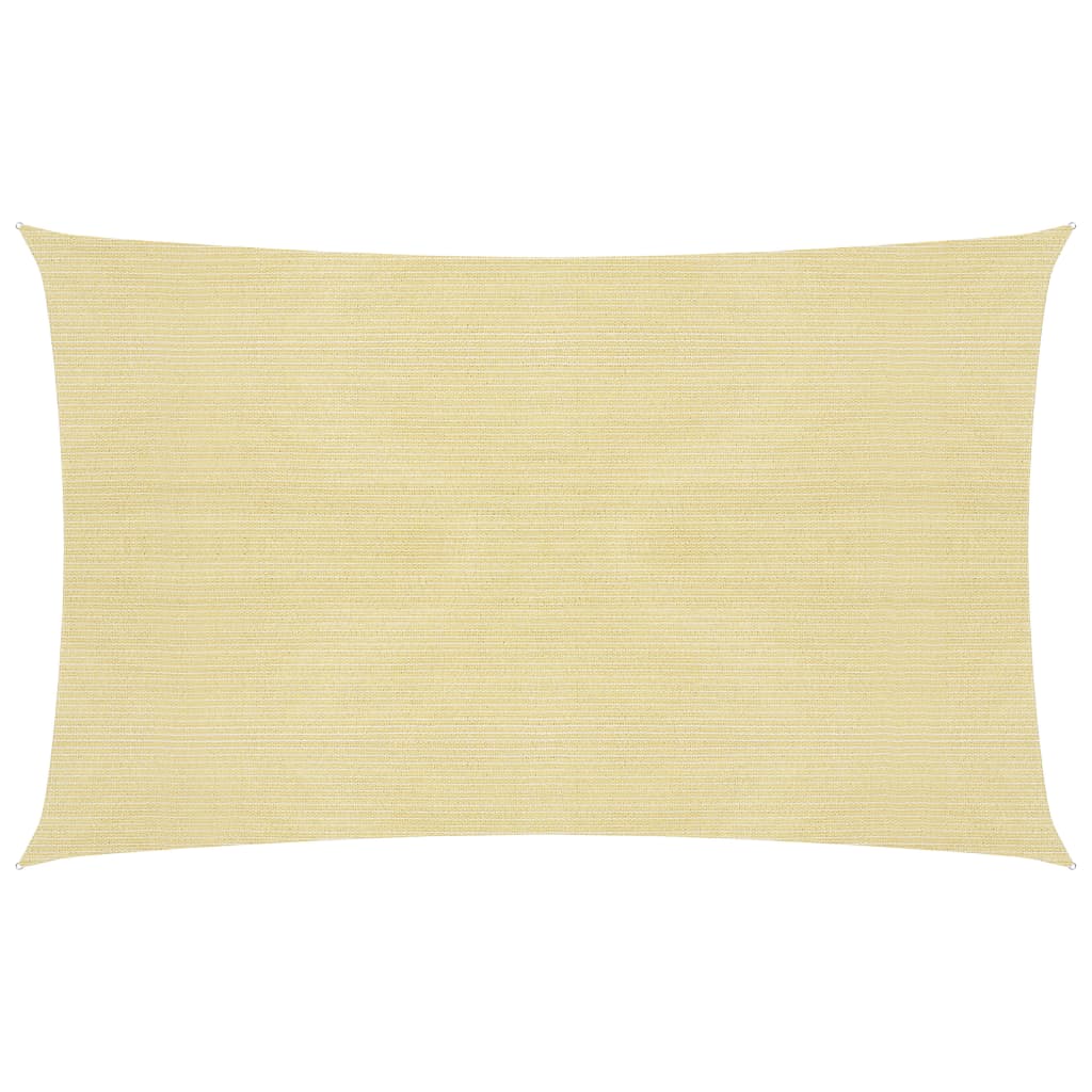 Sonnensegel 160 g/m² Beige 2,5x5 m HDPE