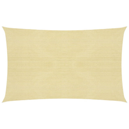 Sonnensegel 160 g/m² Beige 2,5x5 m HDPE