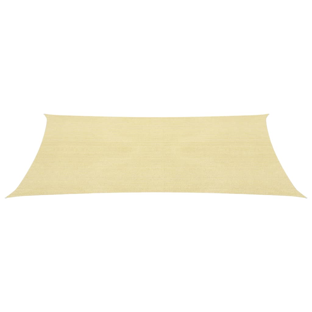 Sonnensegel 160 g/m² Beige 2,5x5 m HDPE