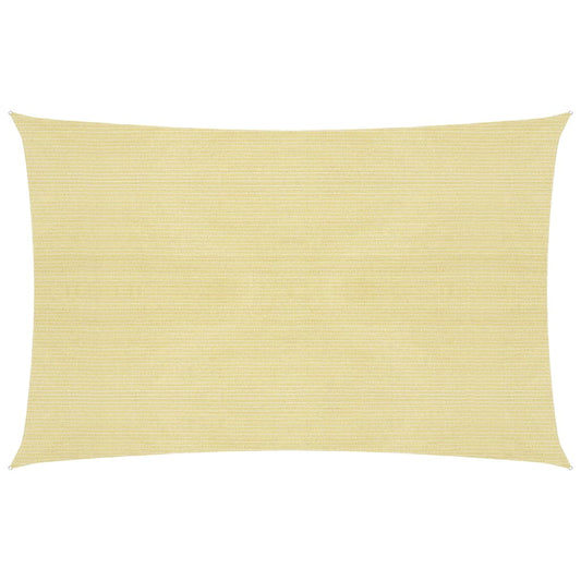 Sonnensegel 160 g/m² Beige 3x4,5 m HDPE