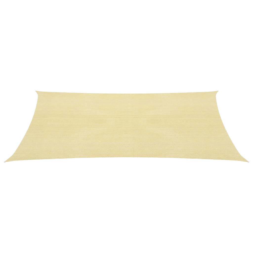 Sonnensegel 160 g/m² Beige 3x4,5 m HDPE