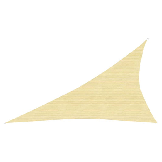 Sonnensegel 160 g/m² Beige 3x4x5 m HDPE