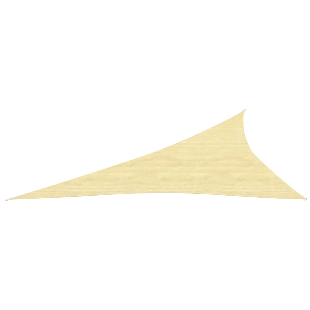 Sonnensegel 160 g/m² Beige 3x4x5 m HDPE