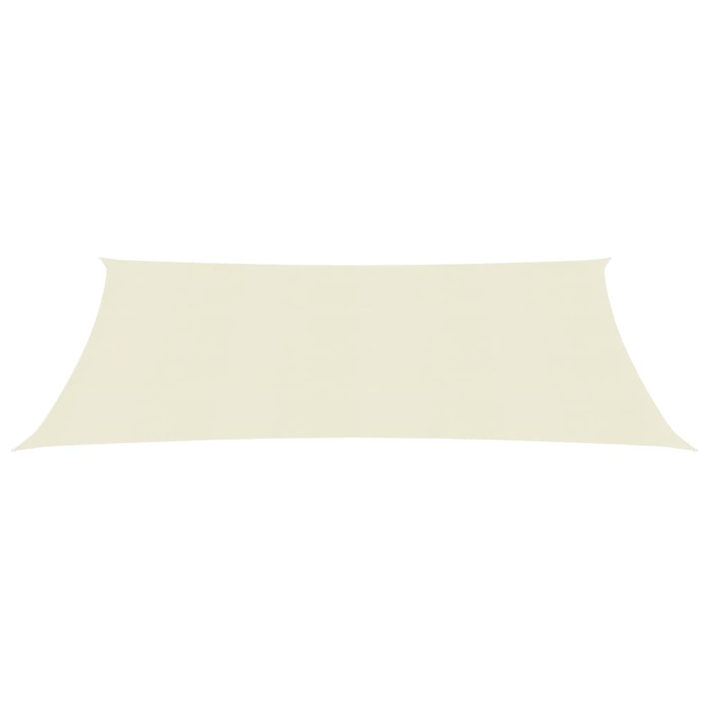 Sonnensegel 160 g/m² Creme 2,5x5 m HDPE