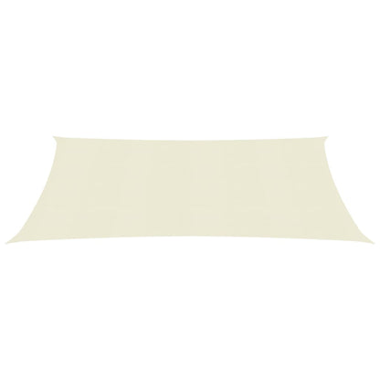 Sonnensegel 160 g/m² Creme 3x6 m HDPE