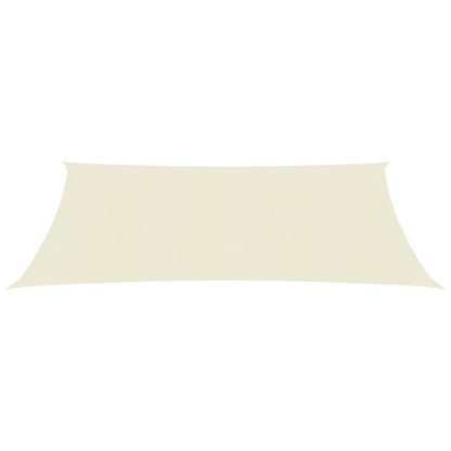 Sonnensegel 160 g/m² Creme 4x7 m HDPE