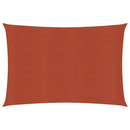 Sonnensegel 160 g/m² Terracotta-Rot 2,5x3,5 m HDPE