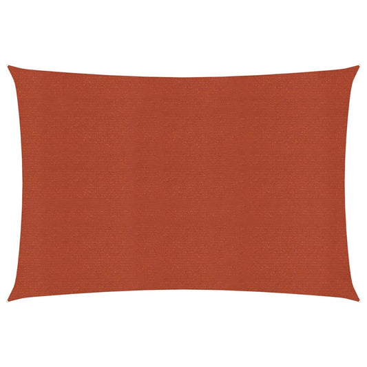 Sonnensegel 160 g/m² Terracotta-Rot 2,5x3,5 m HDPE