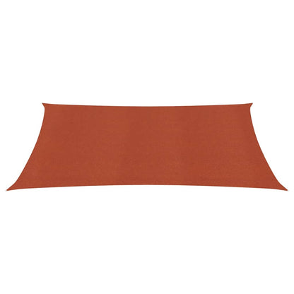 Sonnensegel 160 g/m² Terracotta-Rot 2,5x3,5 m HDPE