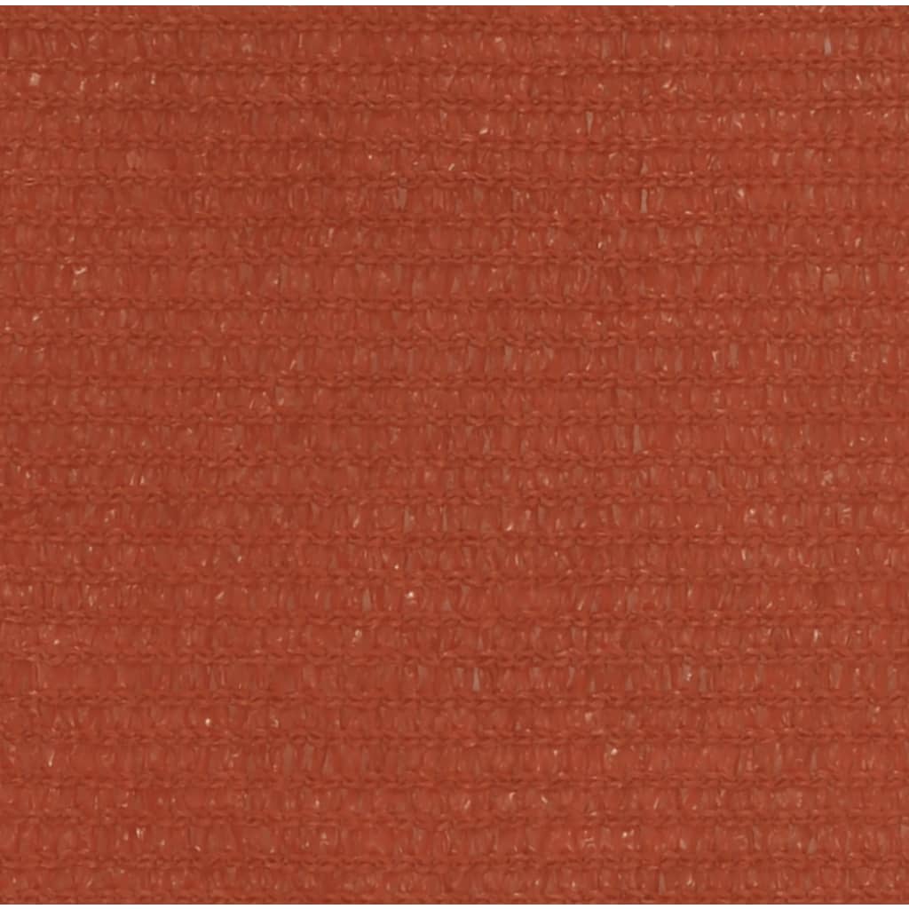 Sonnensegel 160 g/m² Terracotta-Rot 2,5x3,5 m HDPE