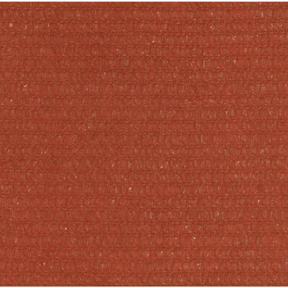 Sonnensegel 160 g/m² Terracotta-Rot 2,5x3,5 m HDPE