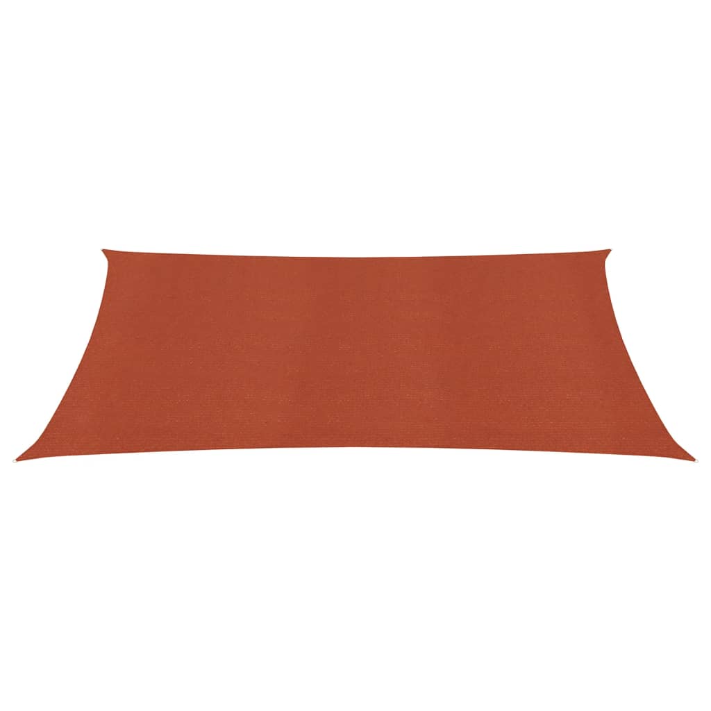 Sonnensegel 160 g/m² Terracotta-Rot 2,5x4 m HDPE