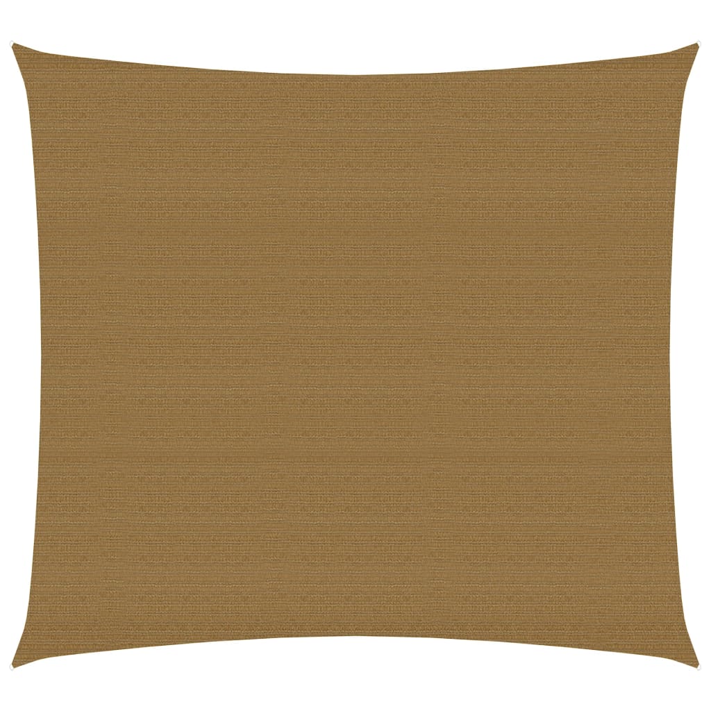 Sonnensegel 160 g/m² Taupe 2,5x2,5 m HDPE