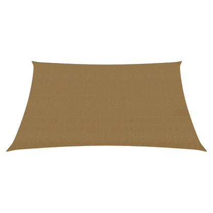 Sonnensegel 160 g/m² Taupe 2,5x2,5 m HDPE