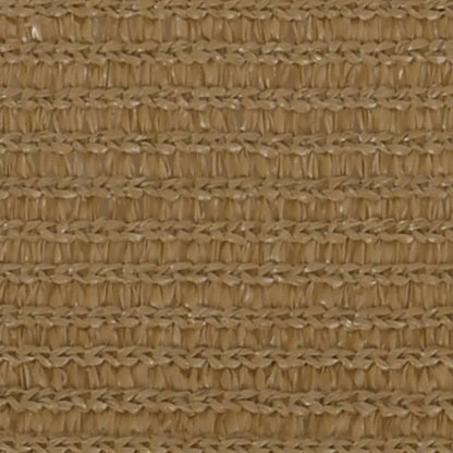 Sonnensegel 160 g/m² Taupe 2,5x2,5 m HDPE