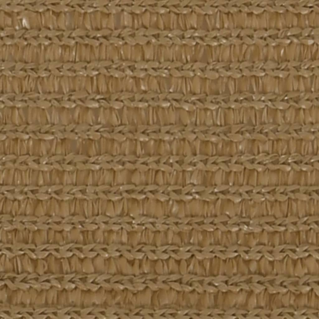 Sonnensegel 160 g/m² Taupe 4x4 m HDPE