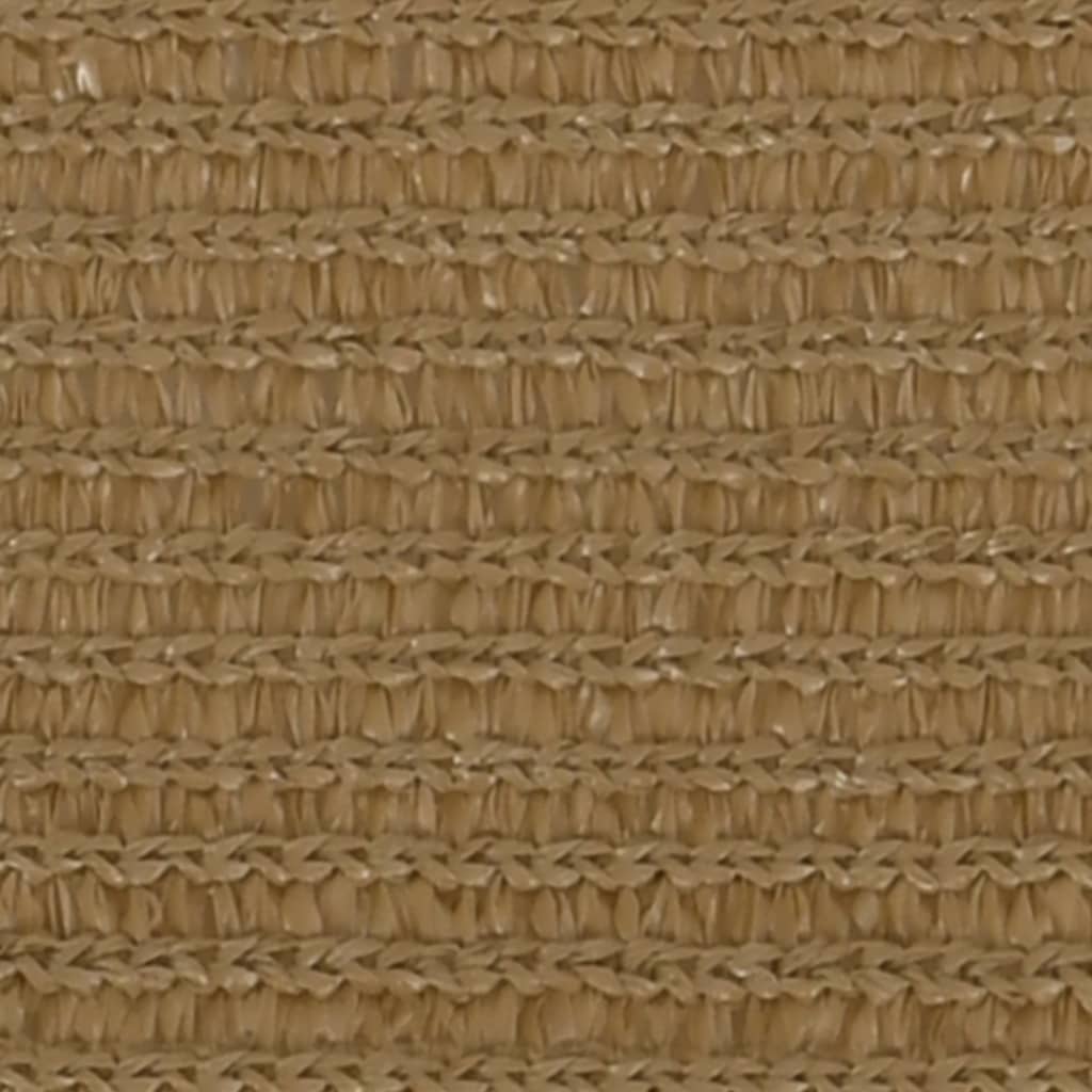 Sonnensegel 160 g/m² Taupe 4,5x4,5 m HDPE