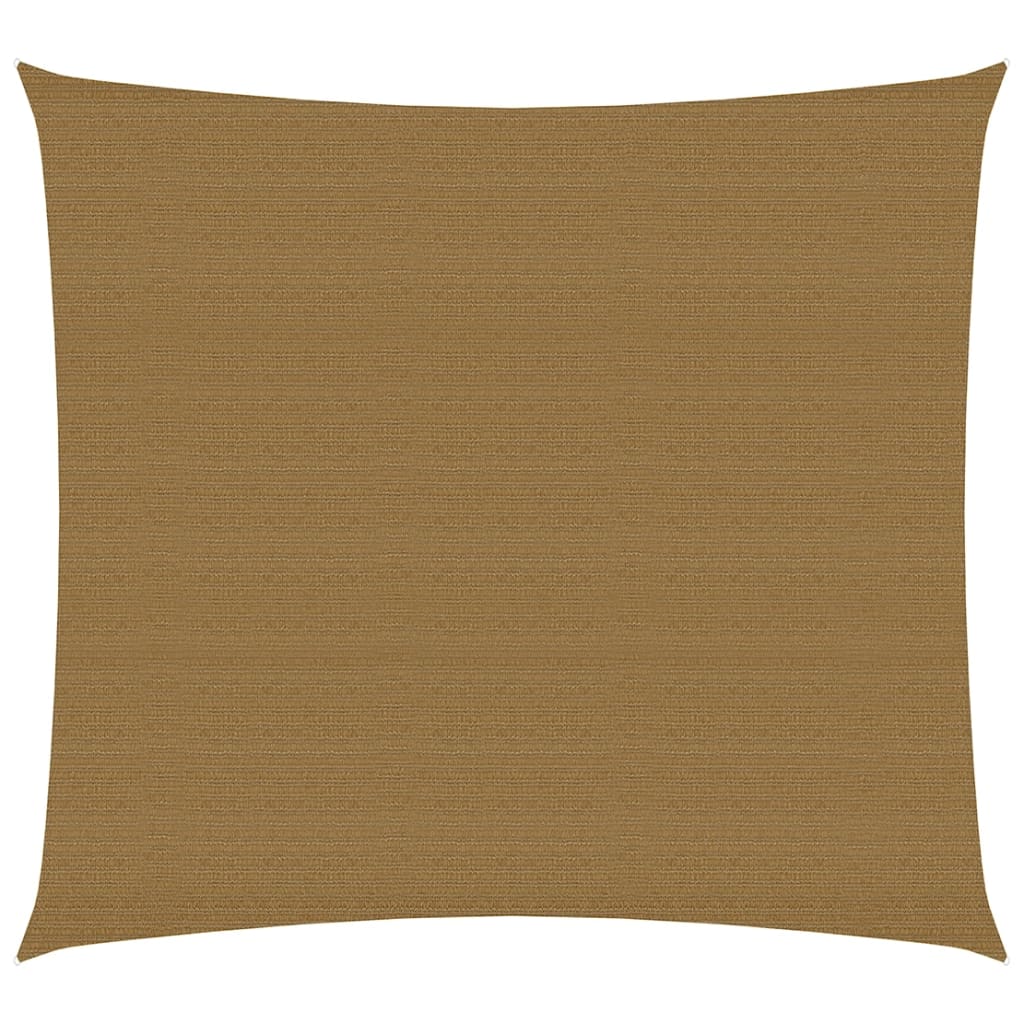 Sonnensegel 160 g/m² Taupe 5x5 m HDPE