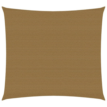 Sonnensegel 160 g/m² Taupe 5x5 m HDPE