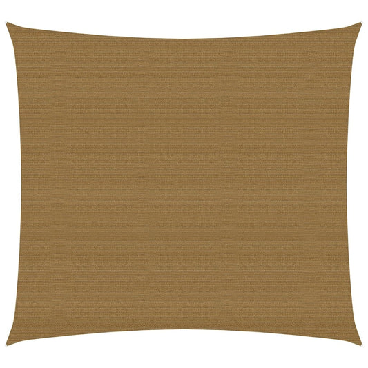 Sonnensegel 160 g/m² Taupe 5x5 m HDPE