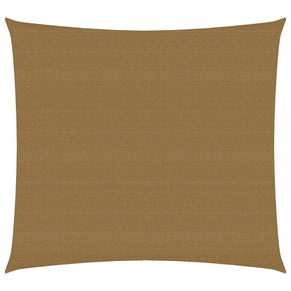 Sonnensegel 160 g/m² Taupe 7x7 m HDPE