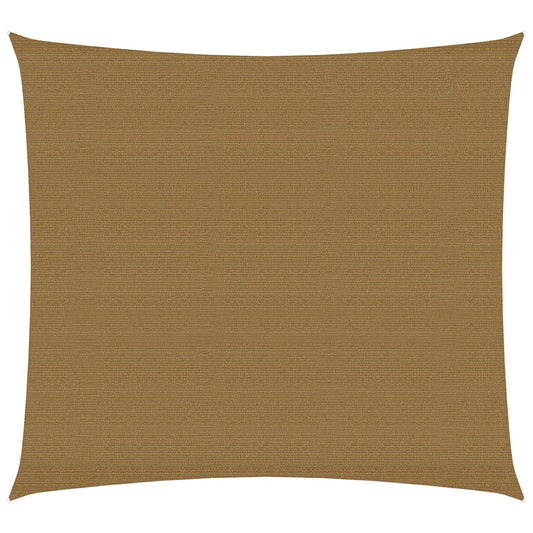 Sonnensegel 160 g/m² Taupe 7x7 m HDPE