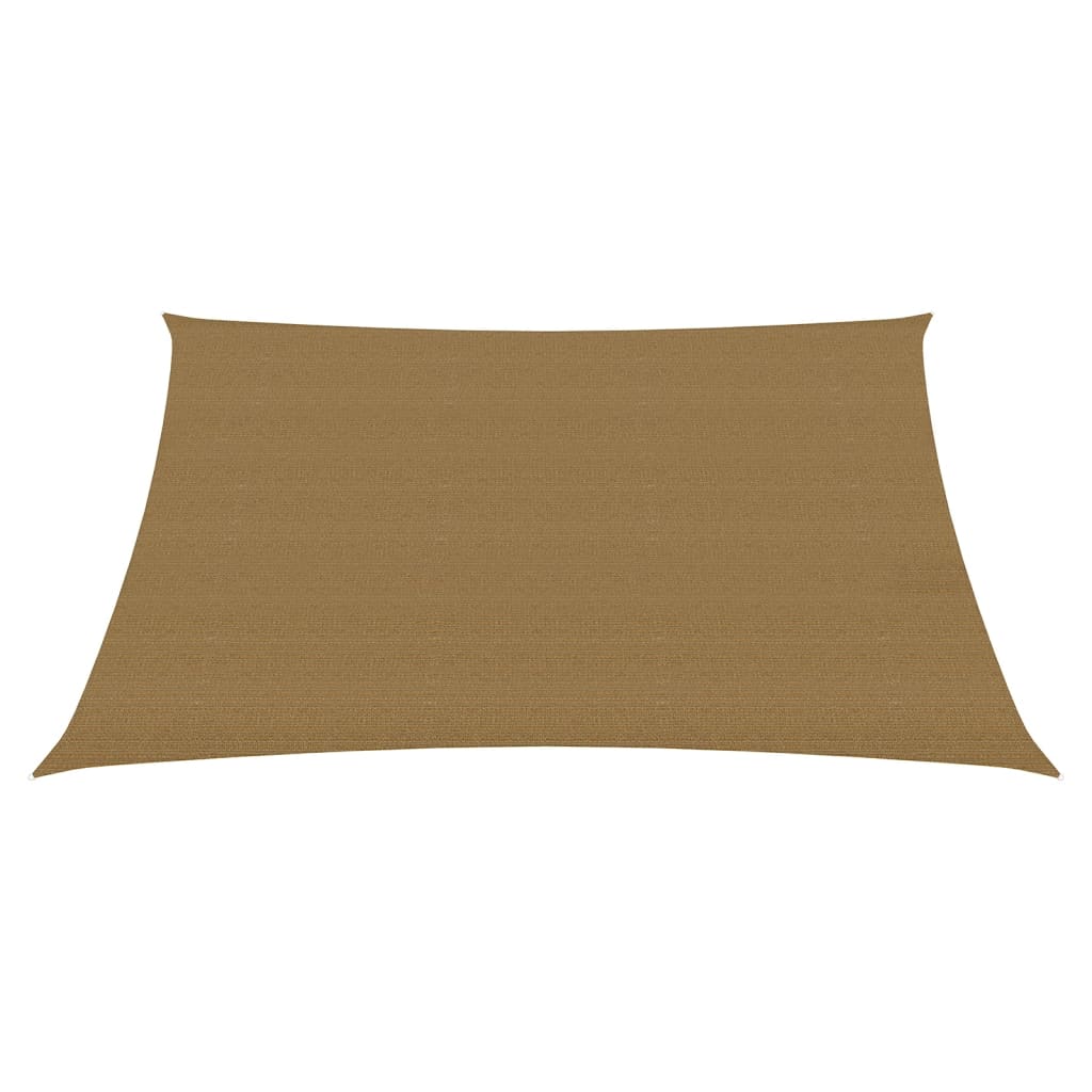 Sonnensegel 160 g/m² Taupe 2x2,5 m HDPE