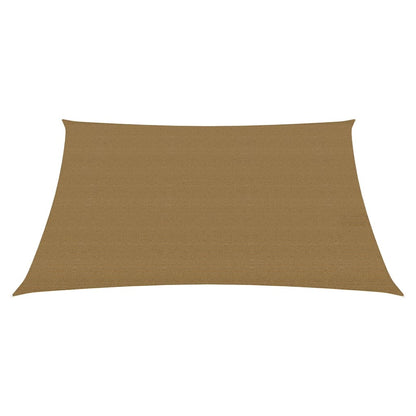 Sonnensegel 160 g/m² Taupe 2x2,5 m HDPE