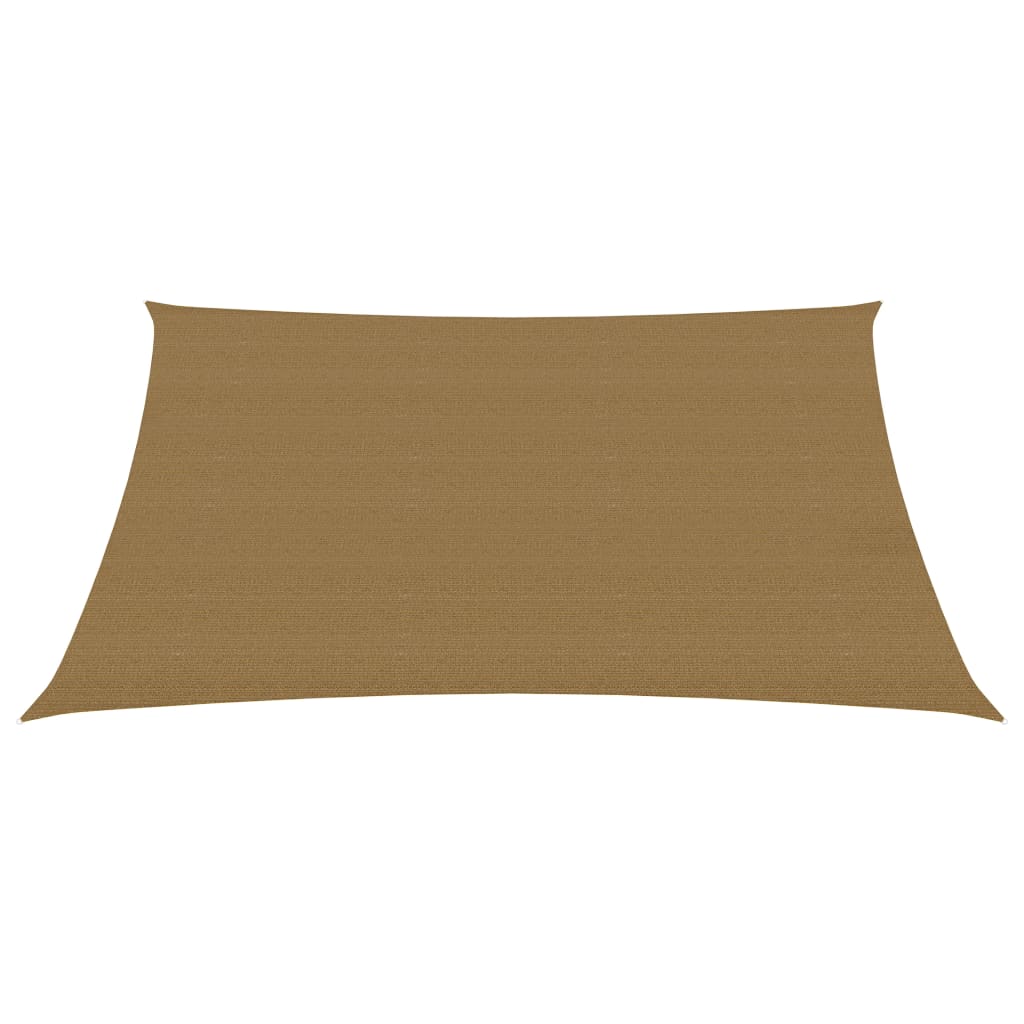 Sonnensegel 160 g/m² Taupe 2x3 m HDPE