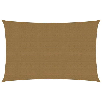 Sonnensegel 160 g/m² Taupe 2x4 m HDPE