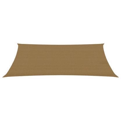 Sonnensegel 160 g/m² Taupe 2x4 m HDPE