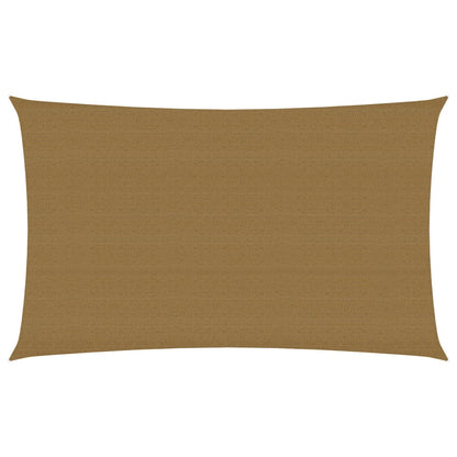 Sonnensegel 160 g/m² Taupe 2x5 m HDPE